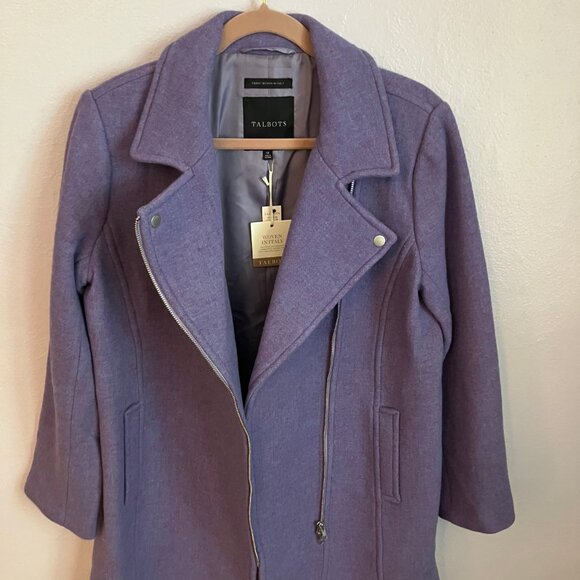 Talbots Jackets & Blazers - NWT Talbots Natalia Moto Coat